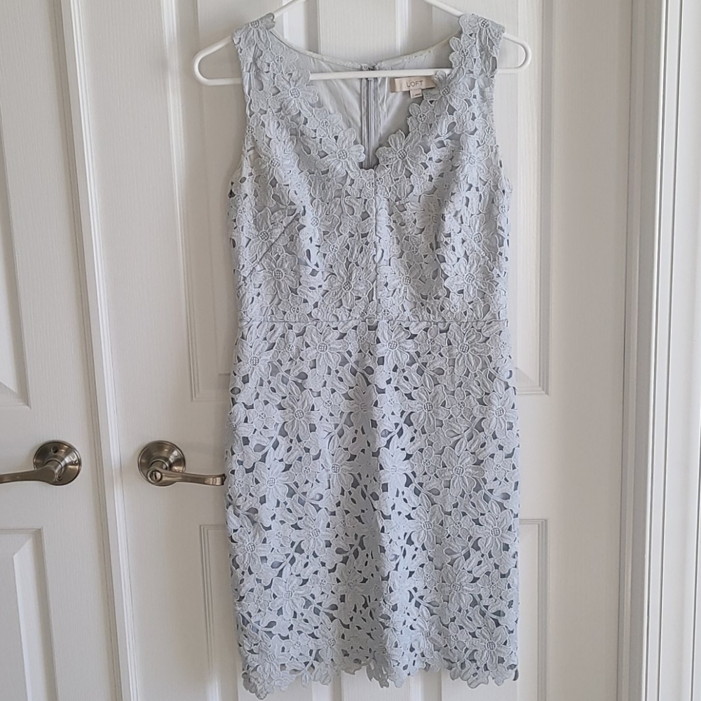 Powder blue sundress by Loft